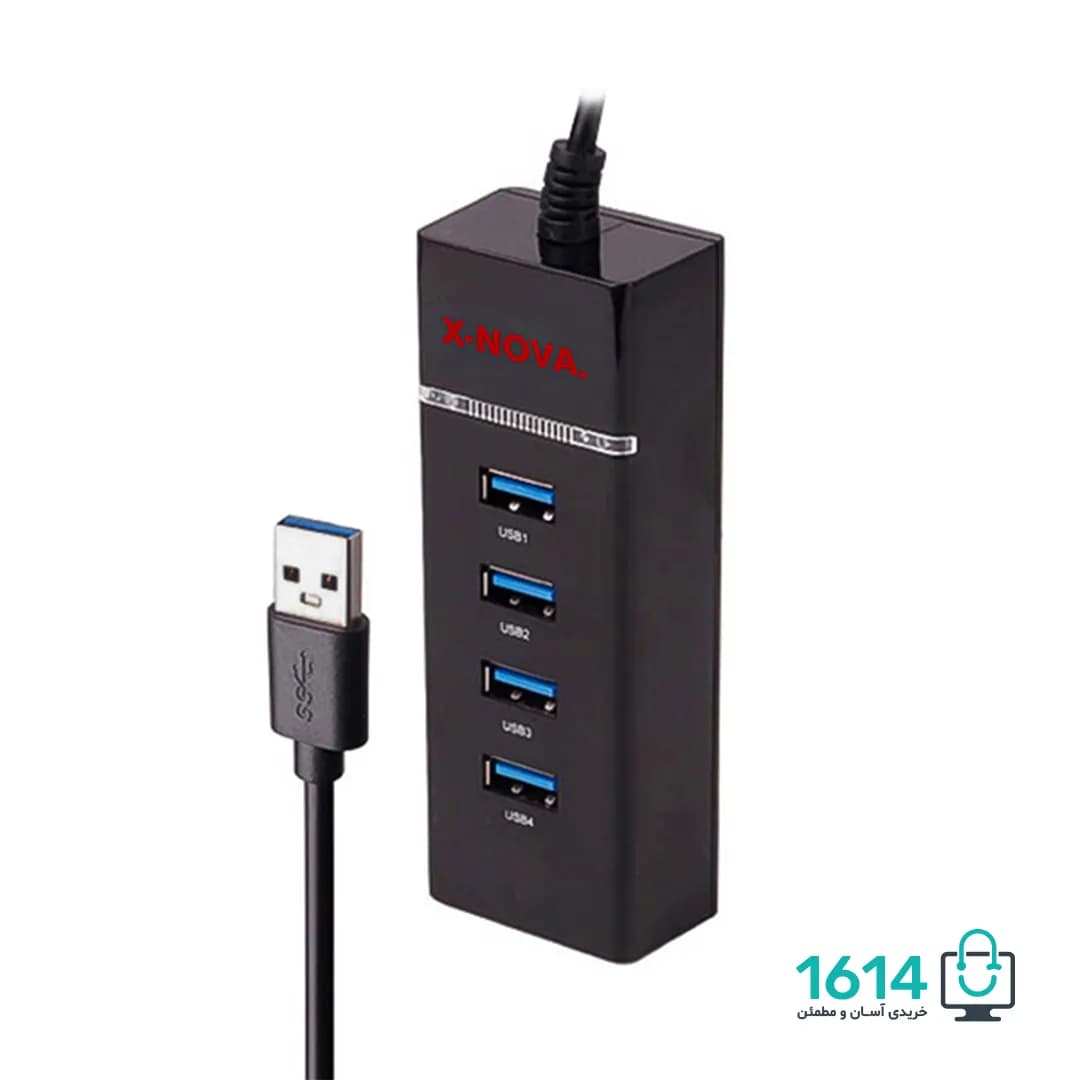 هاب یو اس بی 4 پورت نوا مدل X770 USB 3.0 1.2M — تصویر ۲