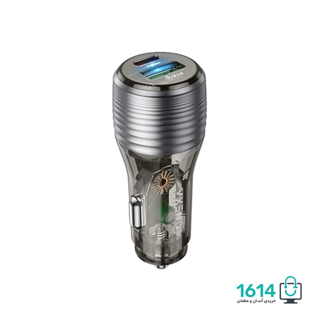 شارژر فندکی نکسا مدل R230 USB-A/USB-C PD 48W — تصویر ۲