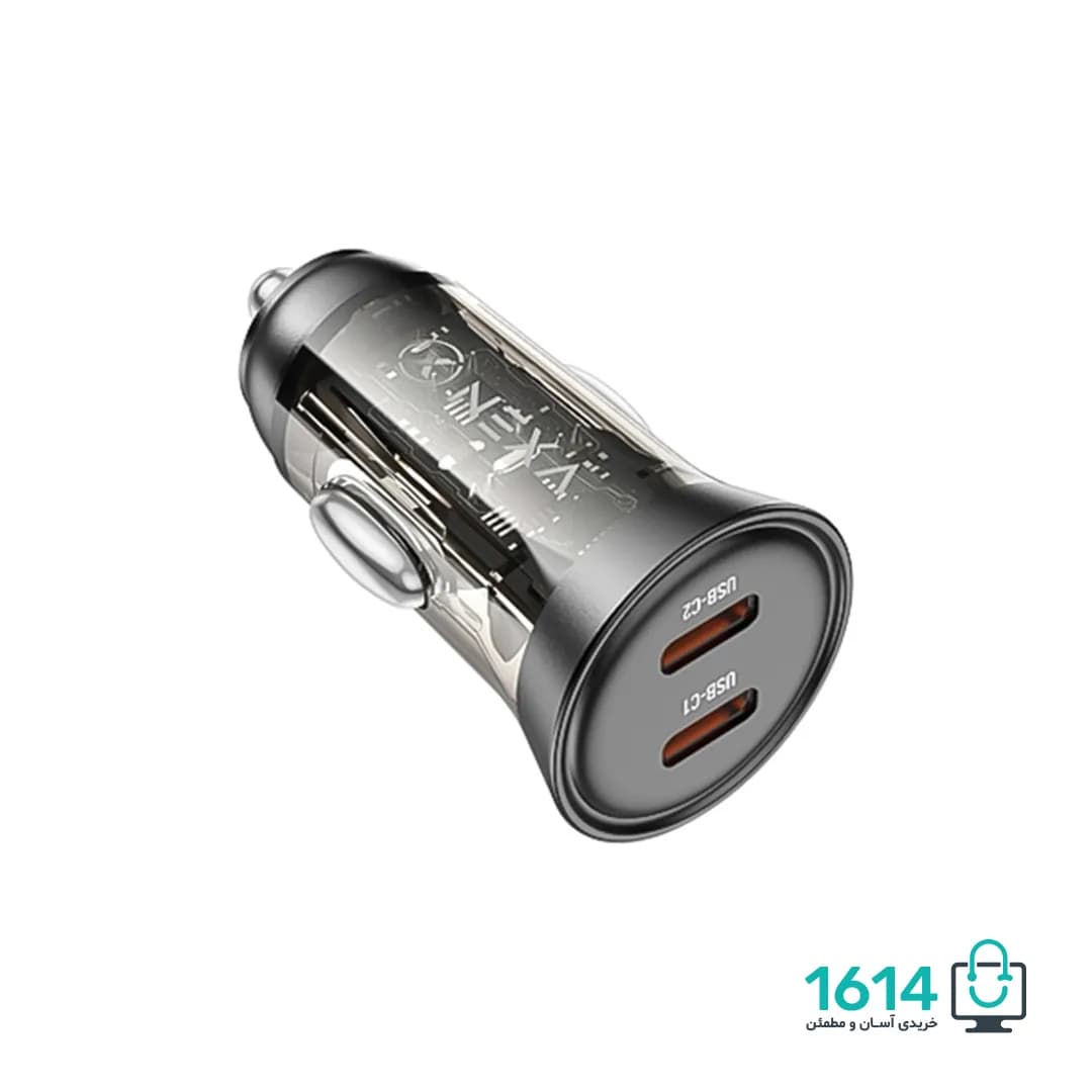 شارژر فندکی نکسا مدل R25 2USB-C PD 45W — تصویر ۳