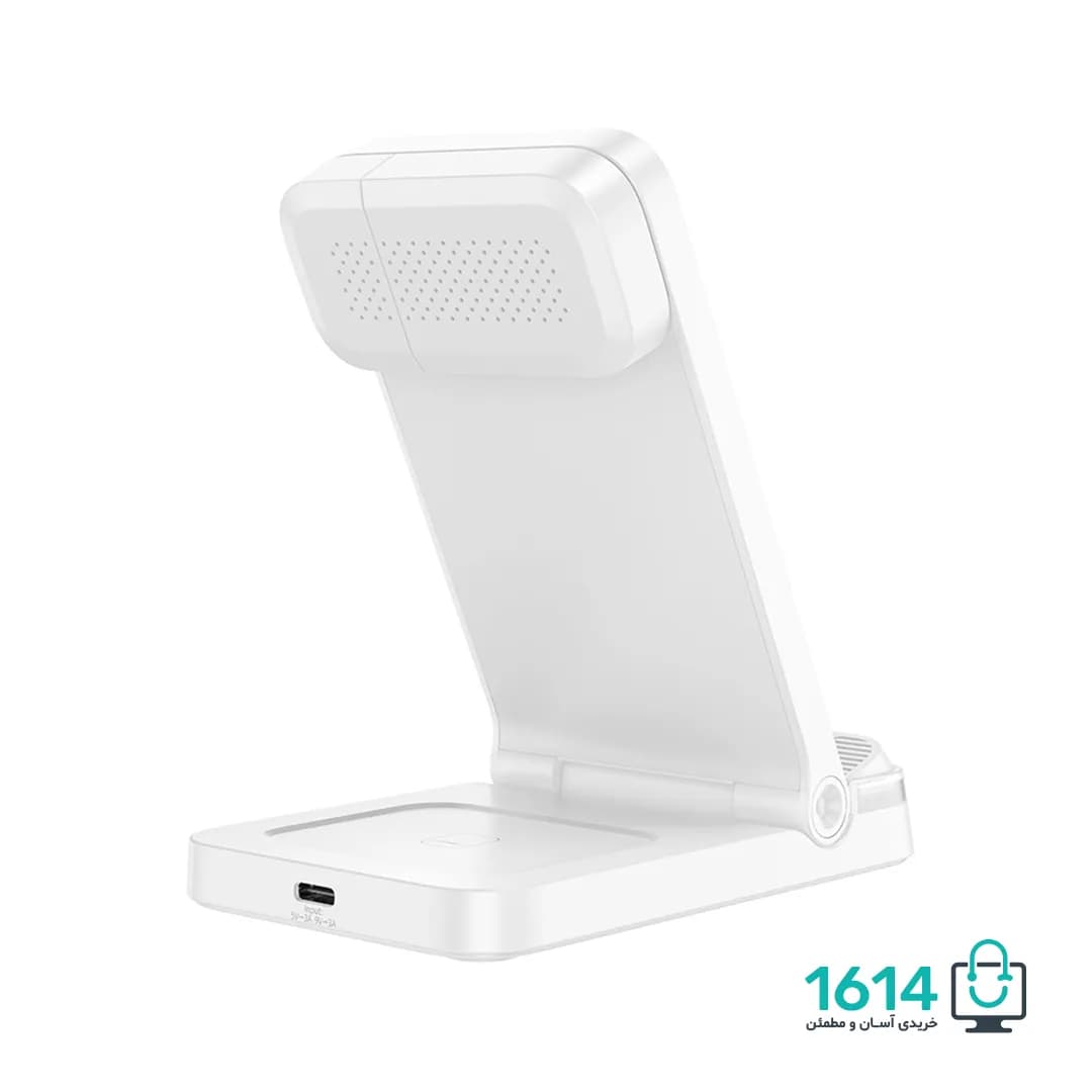 شارژر بیسیم رومیزی بروفون مدل BQ33 3IN1 — تصویر ۴