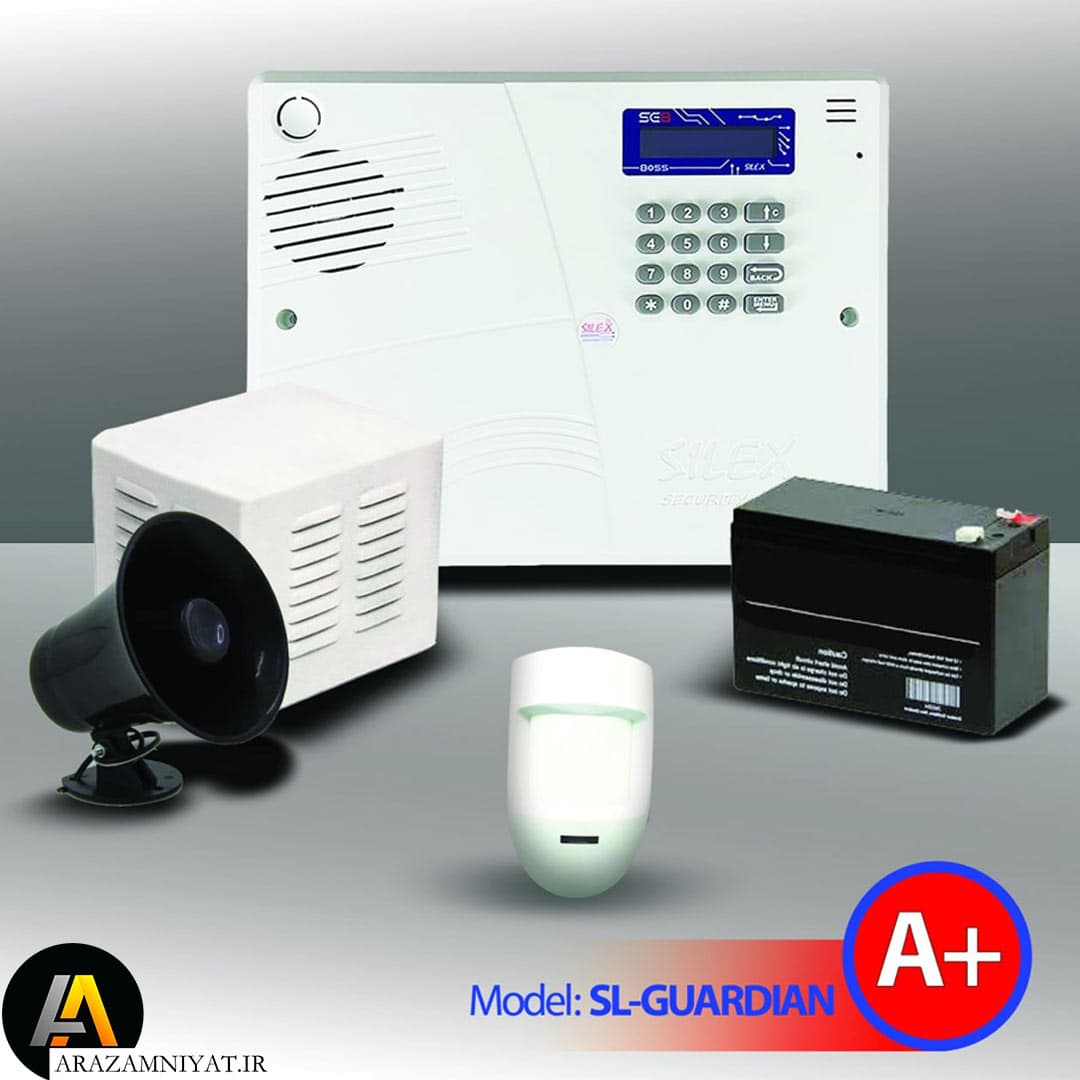 پک کامل دزدگیر اماکن سایلکس SG8-S با 1 تا 4 چشمی گاردین درجه A+