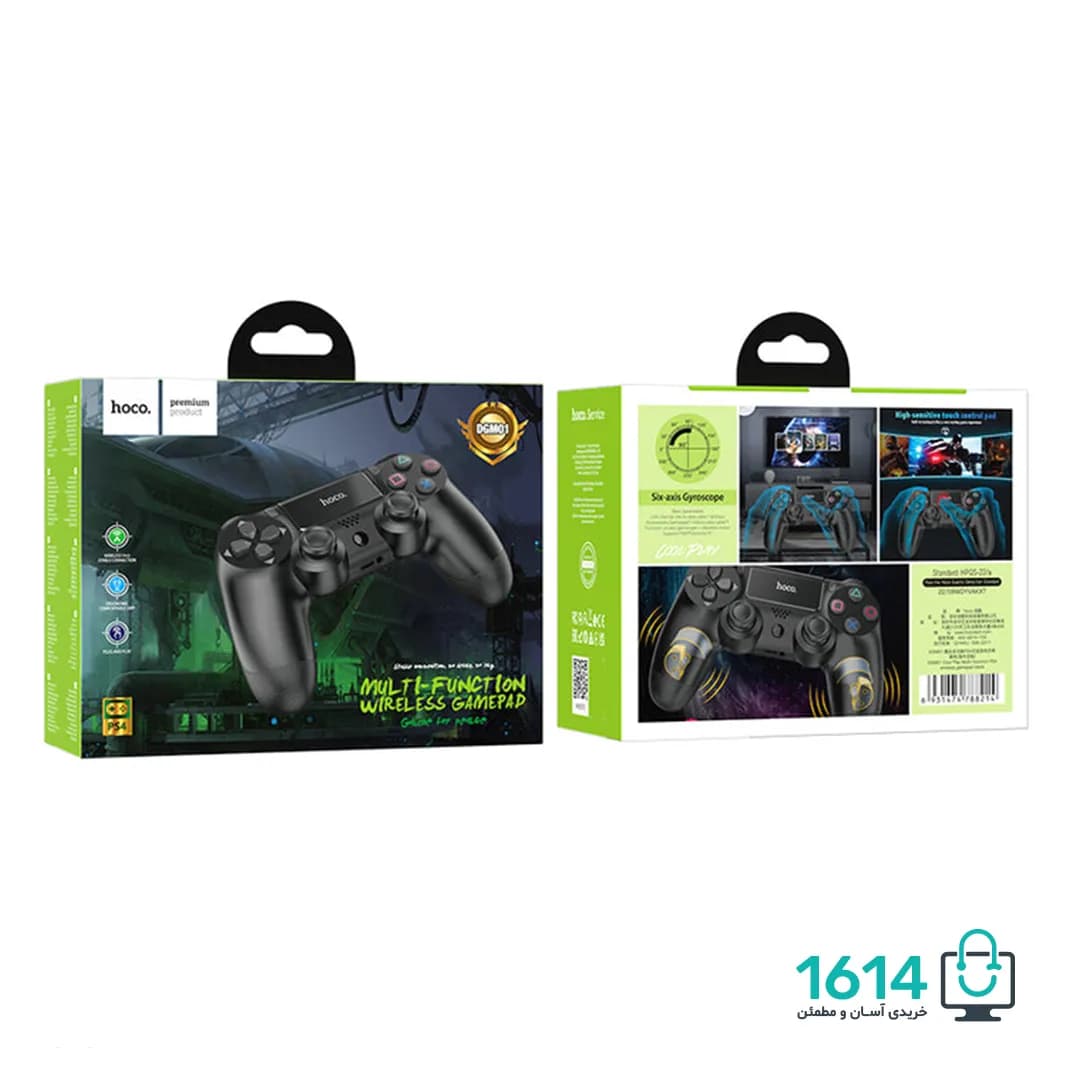 دسته بازی بیسیم PS4 هوکو مدل DGM01 — تصویر ۹