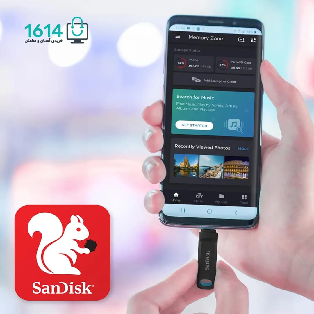 فلش دیسک 128 گیگ سندیسک مدل Dual Drive Go Type-C — تصویر ۴