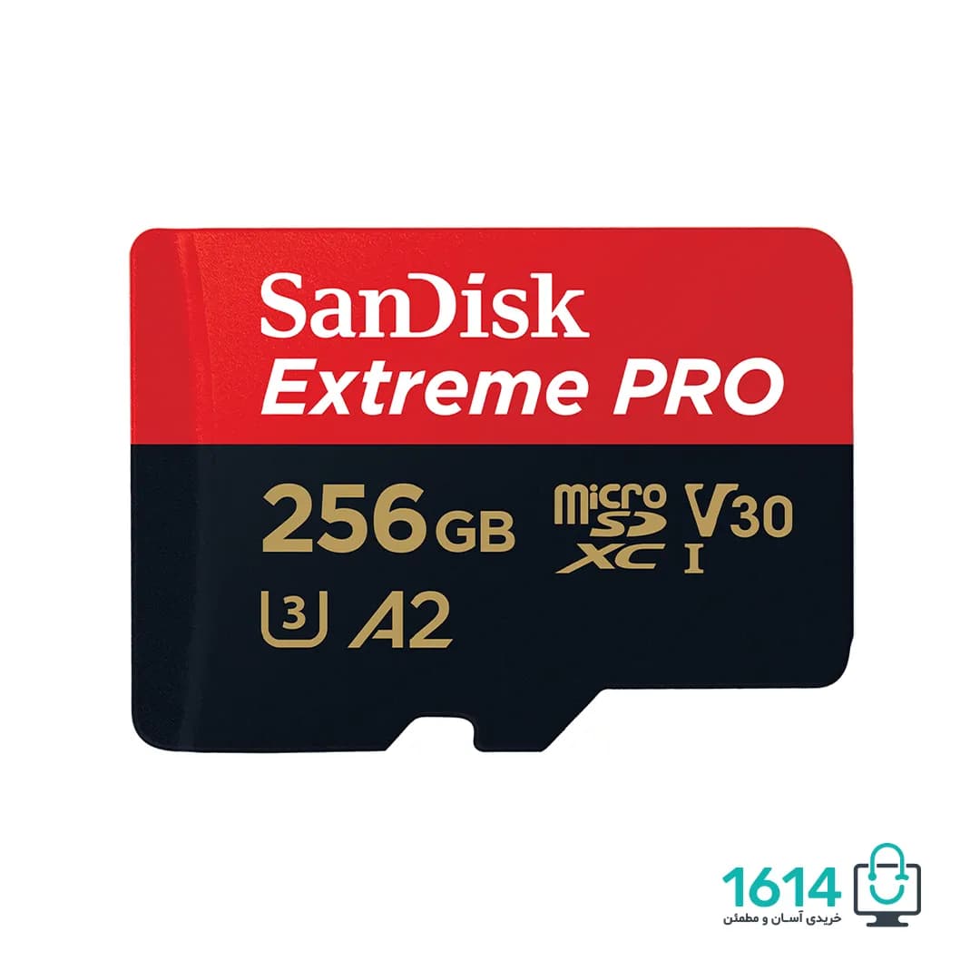 مموری 256 گیگ سندیسک مدل V30 Extreme PRO 200MB
