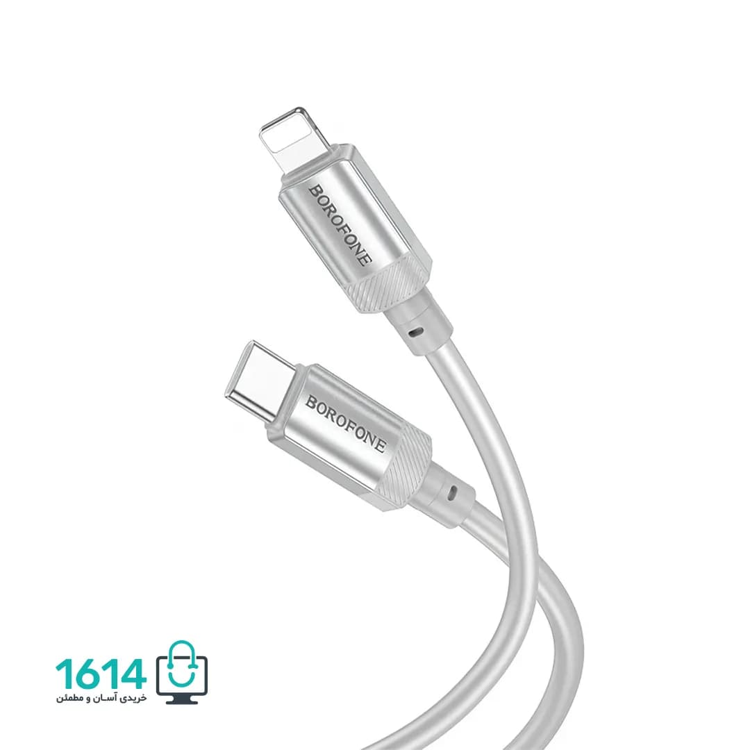 کابل تایپ سی به لایتنینگ بروفون مدل BX108 1M 27W — تصویر ۸