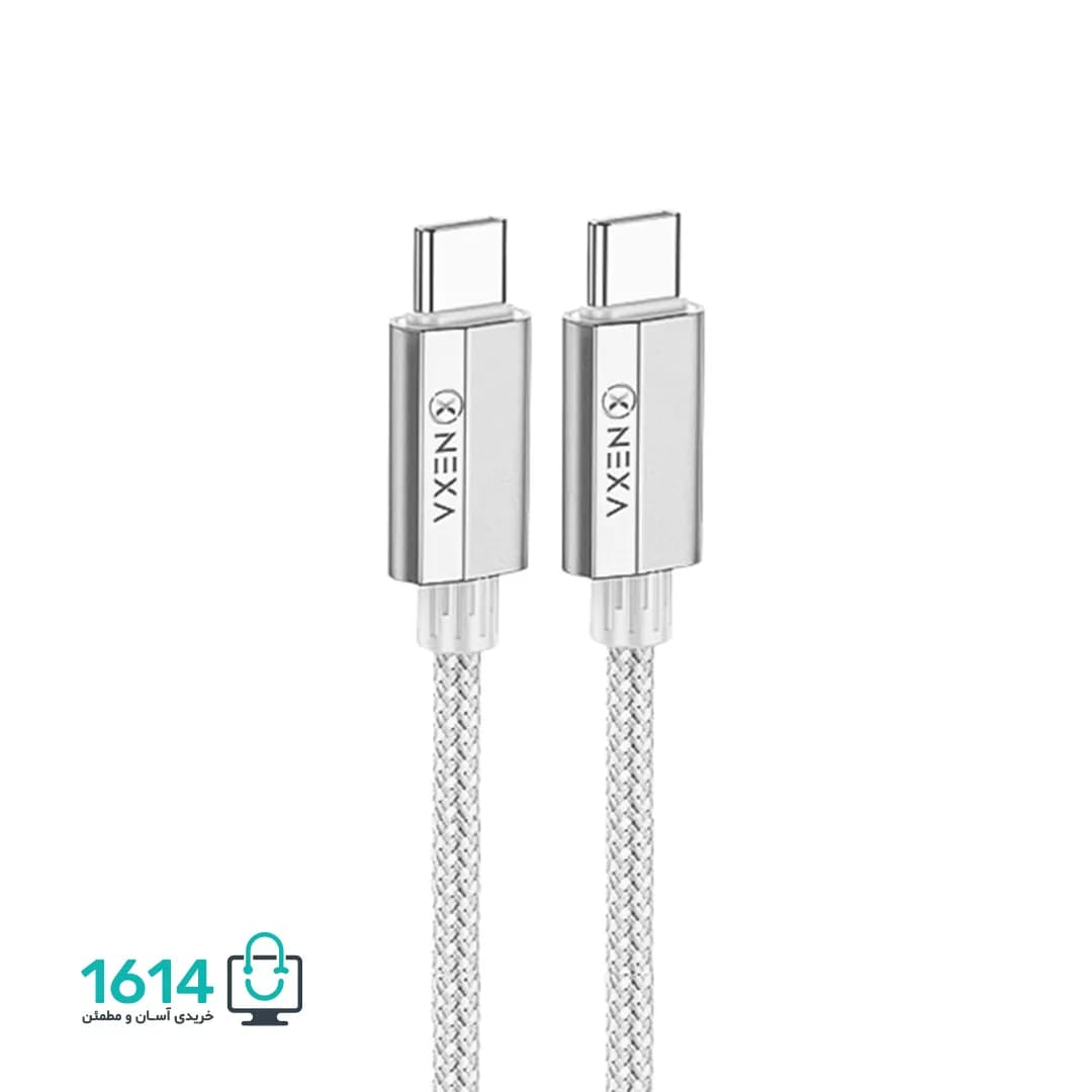 کابل تایپ سی به تایپ سی نکسا مدل L72 1.8M 240W — تصویر ۴
