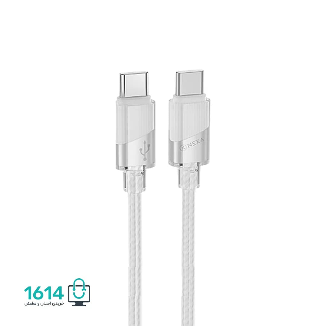 کابل تایپ سی به تایپ سی نکسا مدل L71 1.2M 60W — تصویر ۶