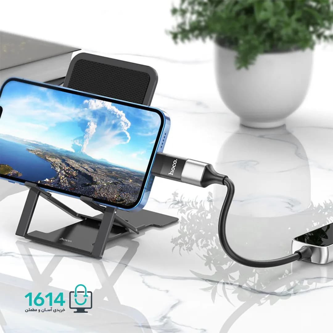 تبدیل OTG لایتنینگ به USB هوکو مدل UA17 — تصویر ۶