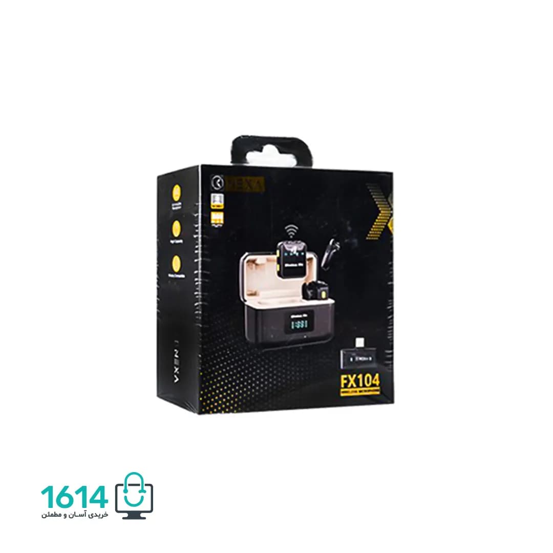 میکروفون بیسیم نکسا FX104 Type-C Dual — تصویر ۴