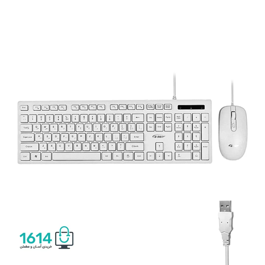 کیبورد و ماوس سیمی دی نت مدل DT-998