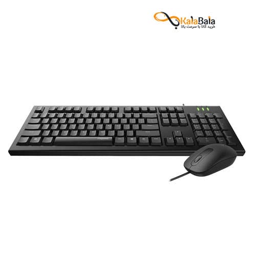 کیبورد و ماوس سیمی رپو مدل X130PRO — تصویر ۹