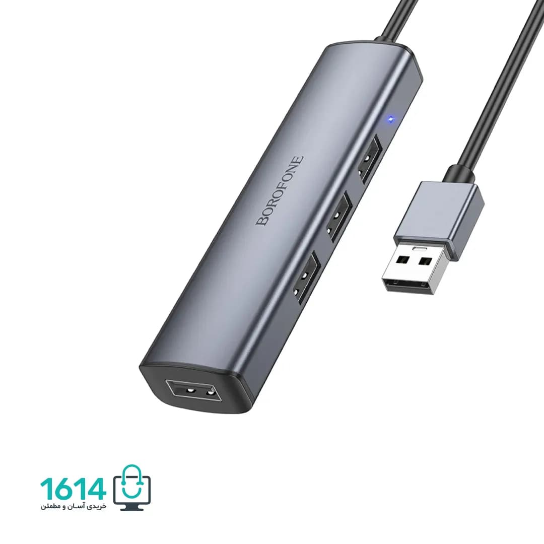 هاب یو اس بی 4 پورت بروفون مدل DH12 USB 3.0 — تصویر ۵