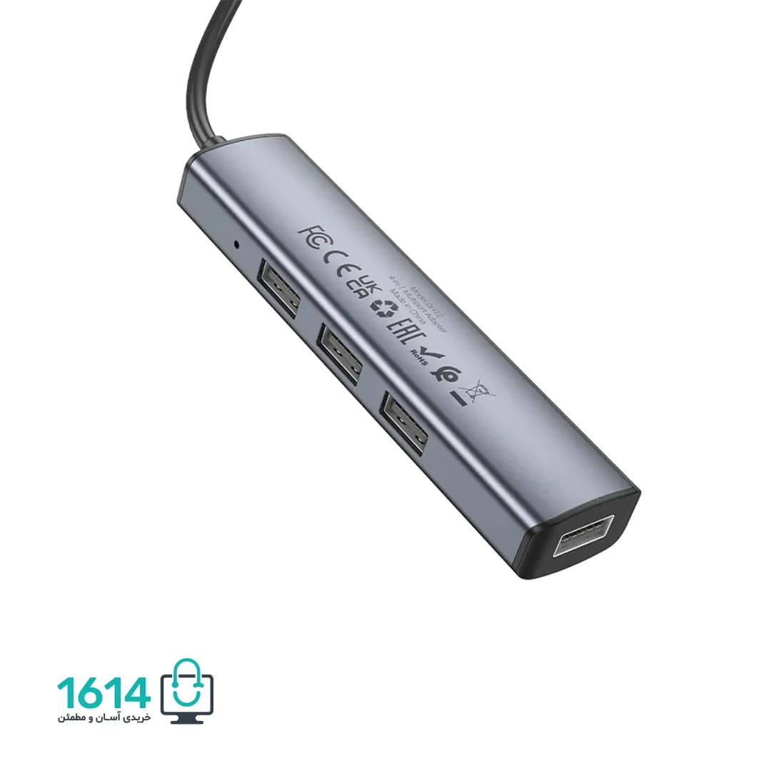 هاب یو اس بی 4 پورت بروفون مدل DH12 USB 3.0 — تصویر ۱۲