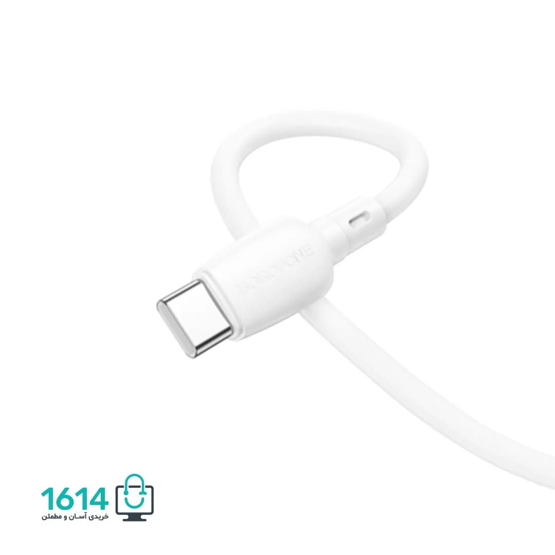 کابل پاوربانکی یو اس بی به تایپ سی بروفون مدل BX93 0.25M 27W — تصویر ۳