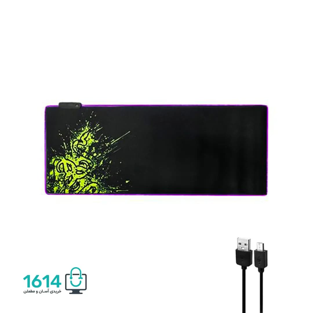 پد ماوس گیمینگ ریزر مدل RGB 30*70CM