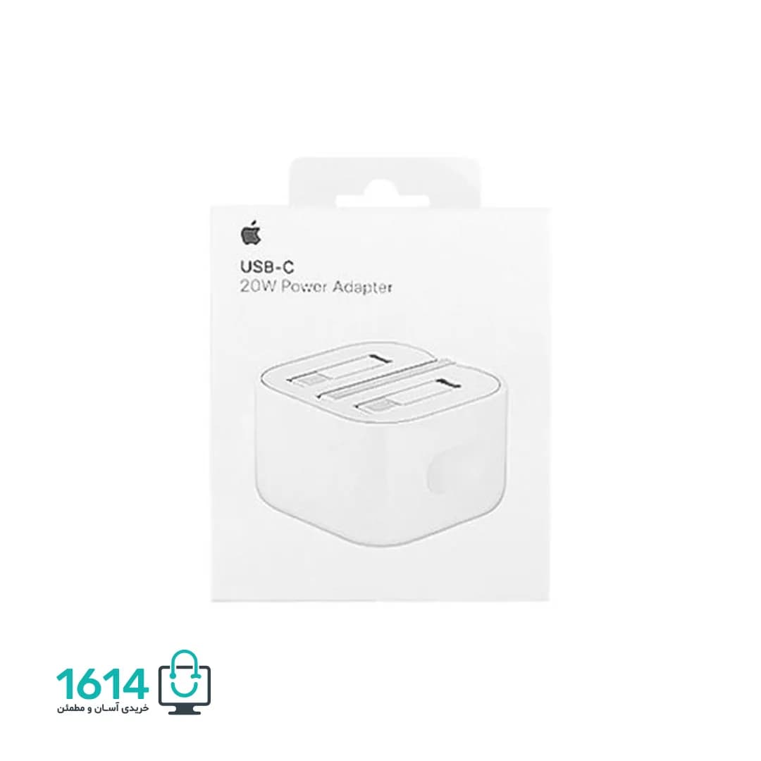 شارژر آیفون اصل مدل MHJF3ZE/A Type-C 20W — تصویر ۳