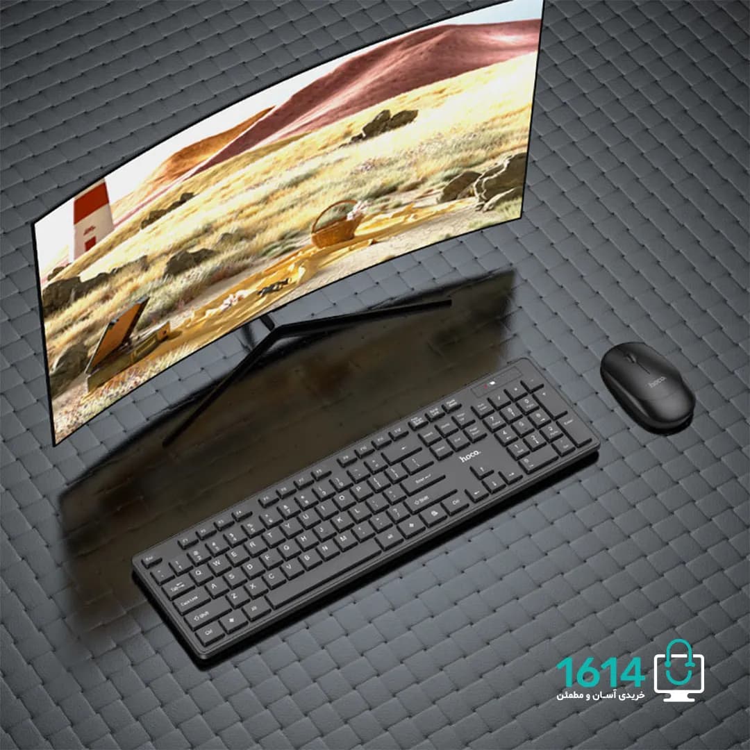 کیبورد و ماوس بیسیم هوکو مدل GM17 — تصویر ۷