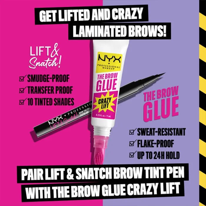 ژل لیفت کننده ابرو The Brow Glue نیکس — تصویر ۸