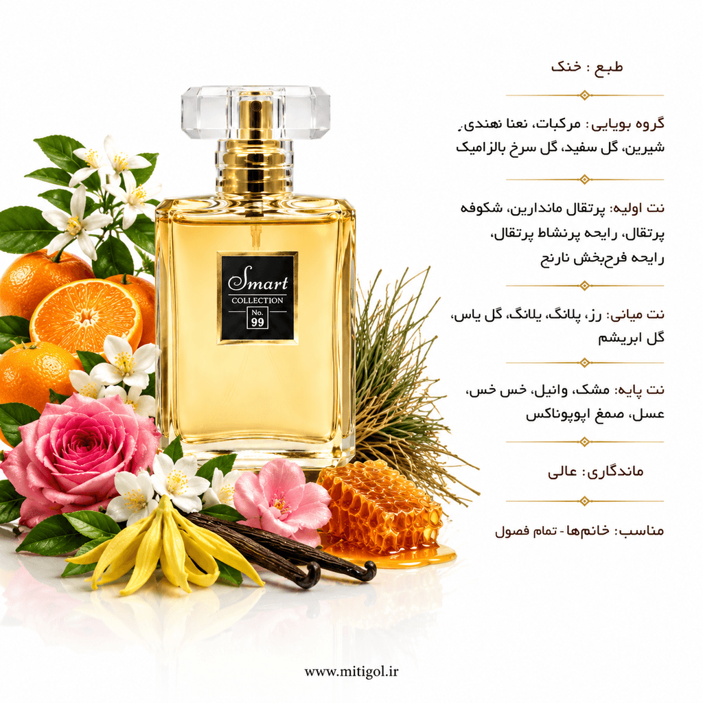 ادکلن جیبی اسمارت Smart کد 99(25ml) — تصویر ۱۱