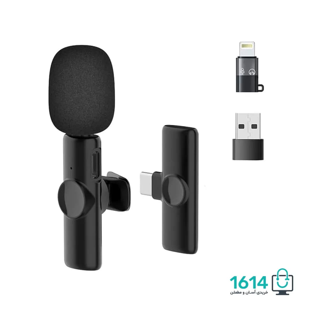 میکروفون بیسیم K11 Type-C Dual — تصویر ۲