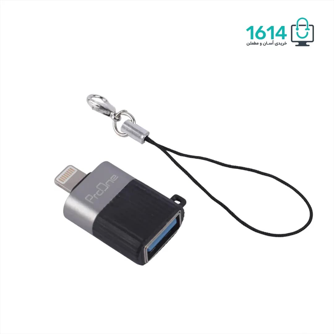 مبدل USB OTG به لایتنینگ پرووان مدل PCO05