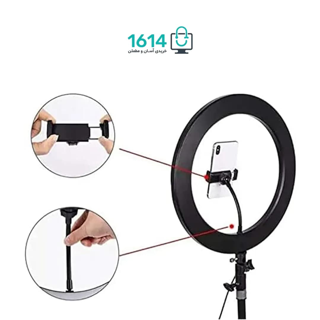 رینگ لایت پی نت مدل LJJ-36 پایه دار 14 اینچ — تصویر ۶