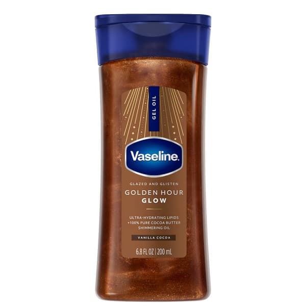 روغن ژل بدن شیمری Golden Hour Glow وازلین