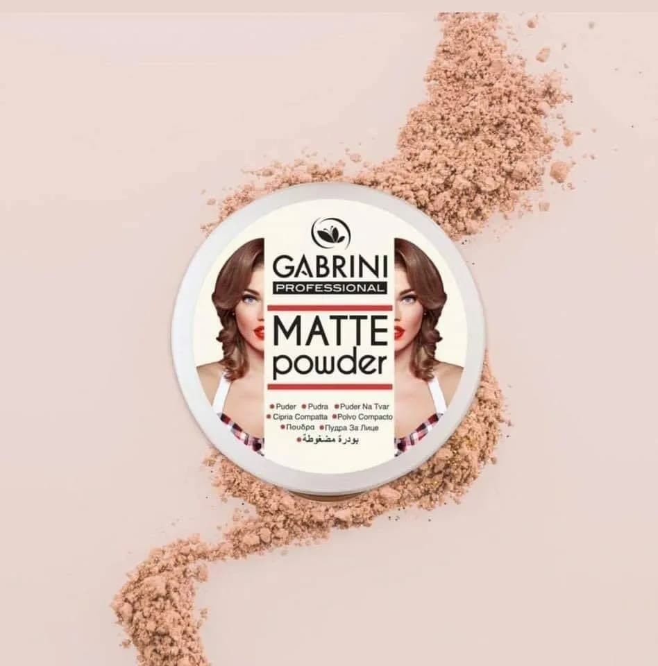 پنکک گابرینی مدل Gabrini Matte Powder شماره 02