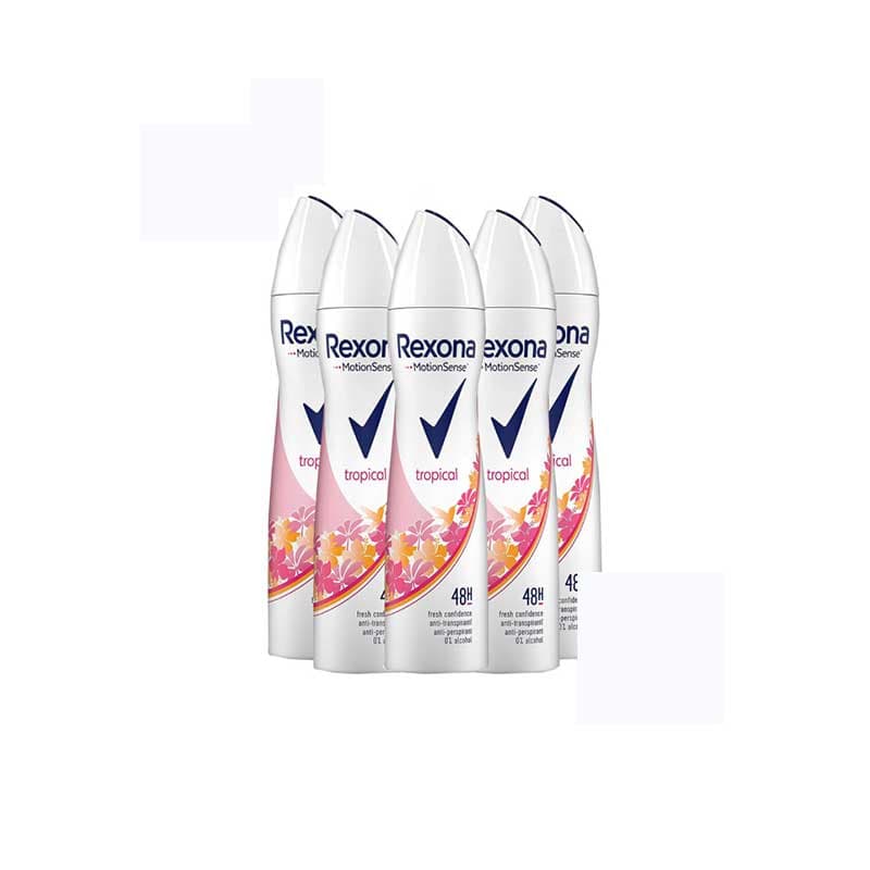 اسپری زنانه رکسونا Rexona مدل Tropical — تصویر ۱۲