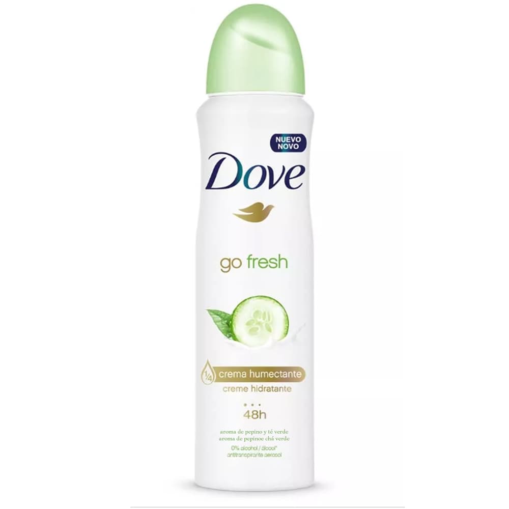 اسپری زیربغل داو با رایحه خیار و چای سبز (go fresh) حجم 250 میل — تصویر ۲