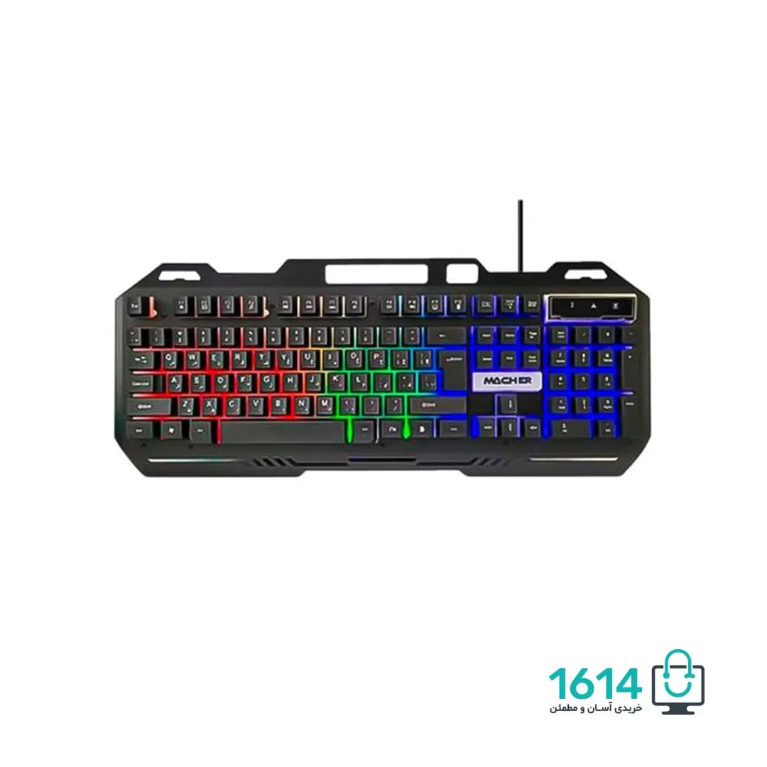 کيبورد گيمينگ سيمی مچر مدل MR-365 RGB — تصویر ۶