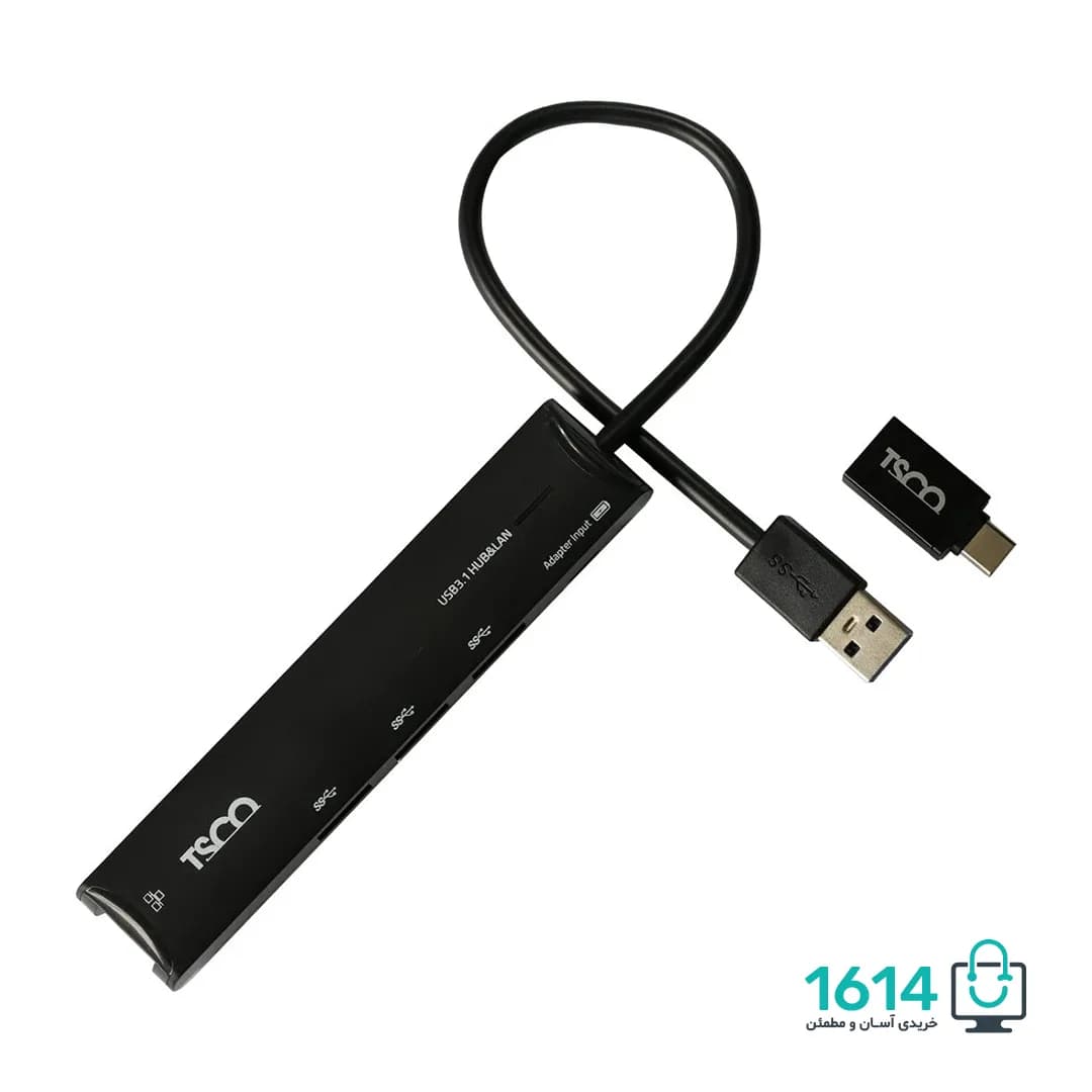 هاب يو اس بی تسکو مدل THU 1165 USB 3.1 LAN Type-C — تصویر ۴