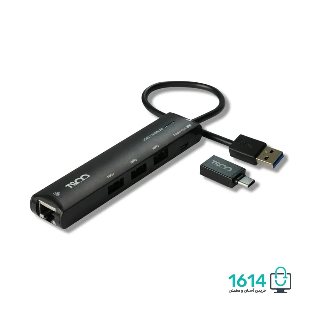 هاب يو اس بی تسکو مدل THU 1165 USB 3.1 LAN Type-C