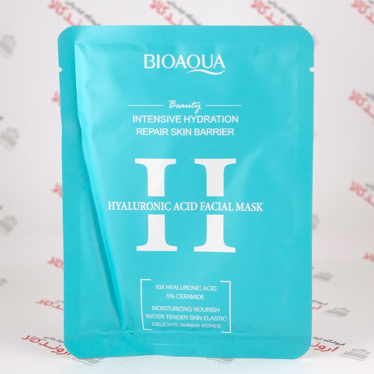 ماسک ورقه ای صورت بیوآکوا BioAqua مدل Hyaluronic Acid