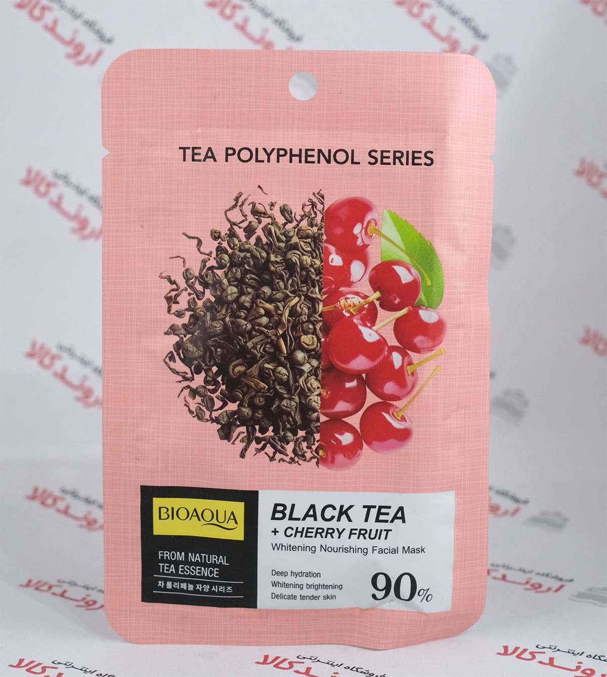ماسک ورقه ای صورت بیوآکوا BIOAQUA مدل Black Tea