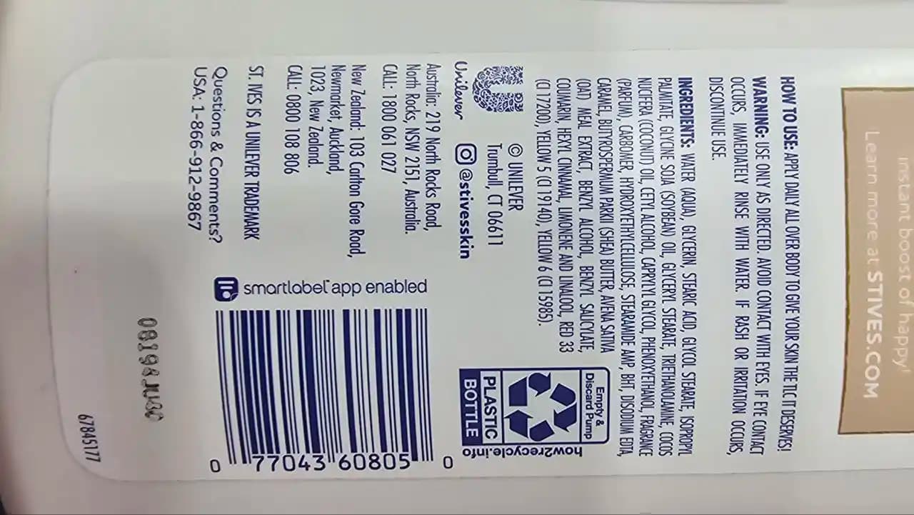 لوسیون بدن سینت ایوز St.Ives مدل Soothing (621ml) — تصویر ۸