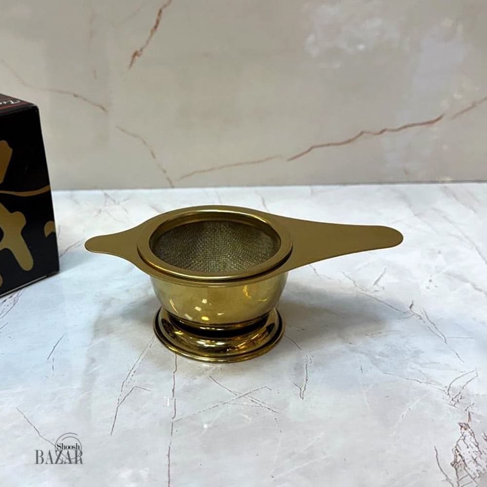 صافی استیل زیره دار چای و دمنوش 2 پارچه — تصویر ۳