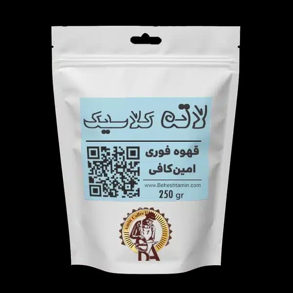 پودر فوری لاته امین کافی — تصویر ۳