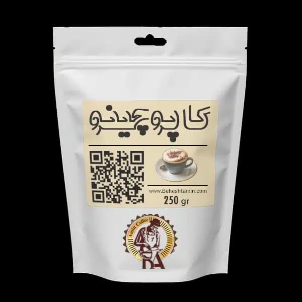 پودر فوری کاپوچینو امین کافی — تصویر ۴