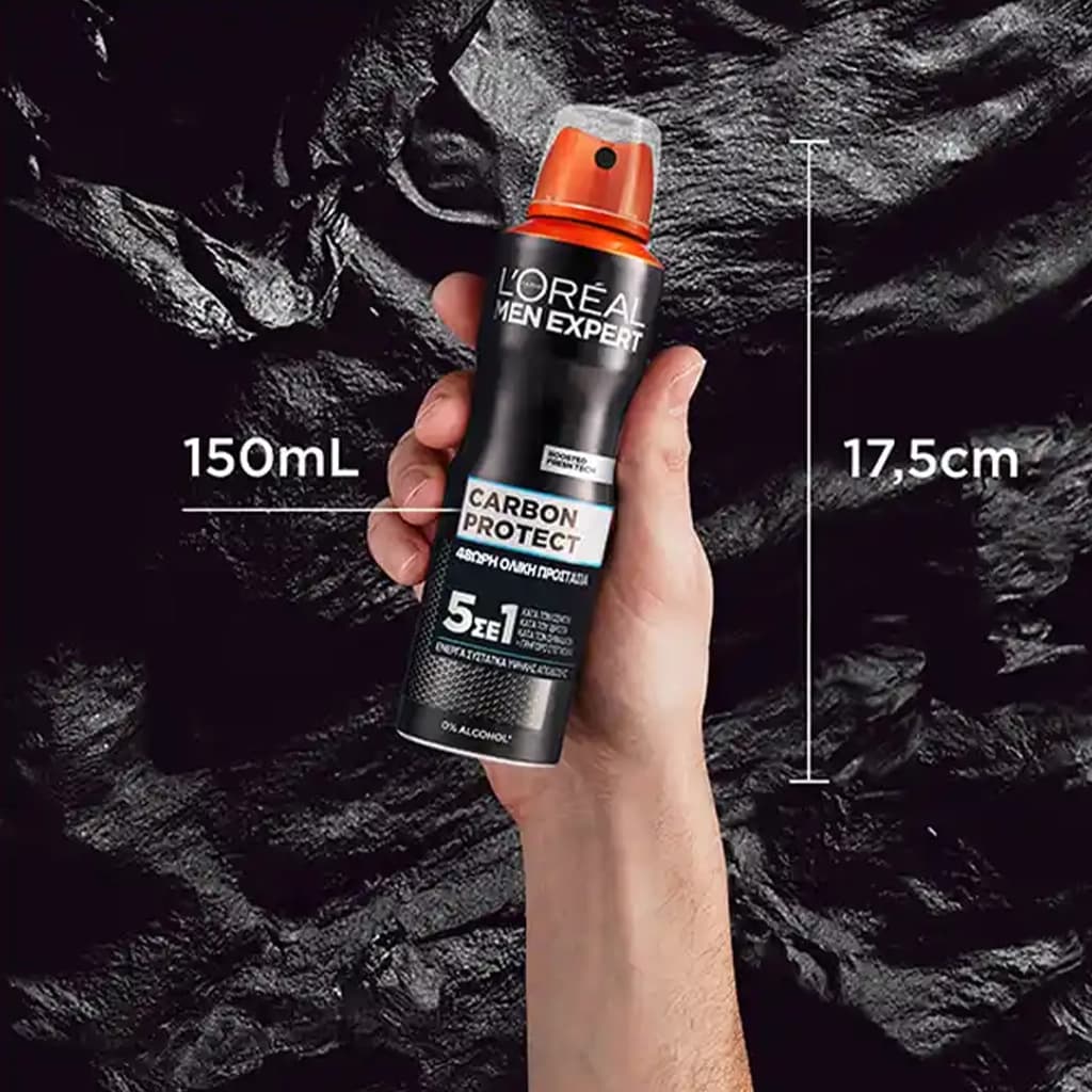 اسپری ضد تعریق لورآل LOreal مدل Carbon Protect 5in1 — تصویر ۹