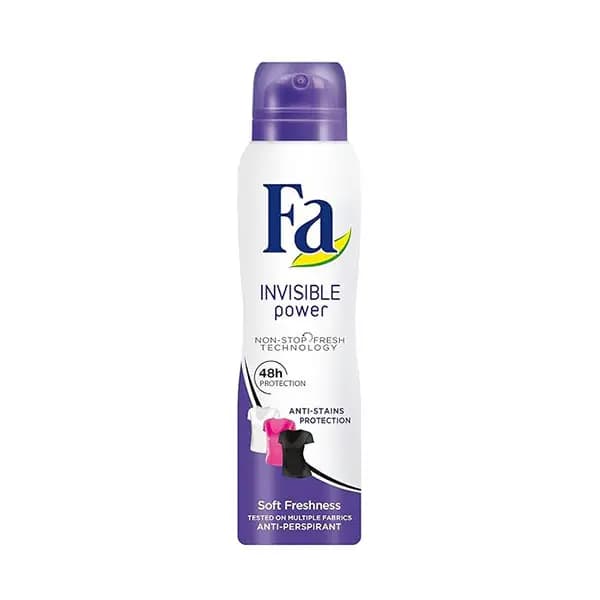 اسپری ضد تعریق زنانه فا Fa مدل (Invisible Power(150ml — تصویر ۶