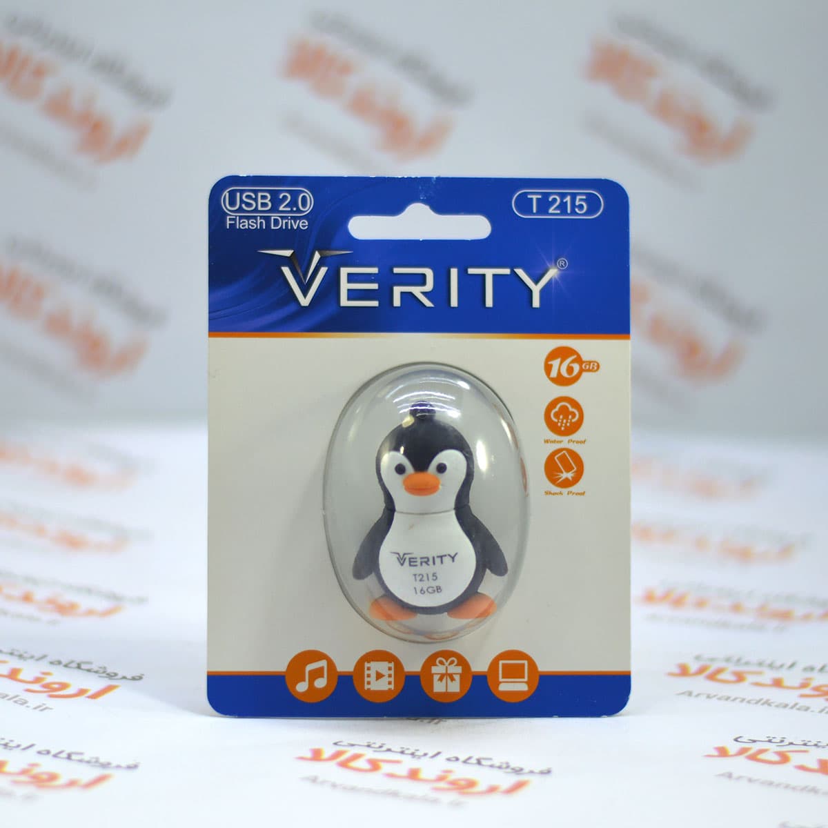 فلش مموری عروسکی وریتی verity ظرفیت 16 گیگابایت