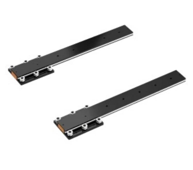 ريل غلتکی تمام مخفی لوکس kg۲۵ مشکی عمق 400mm فانتونی کد B721