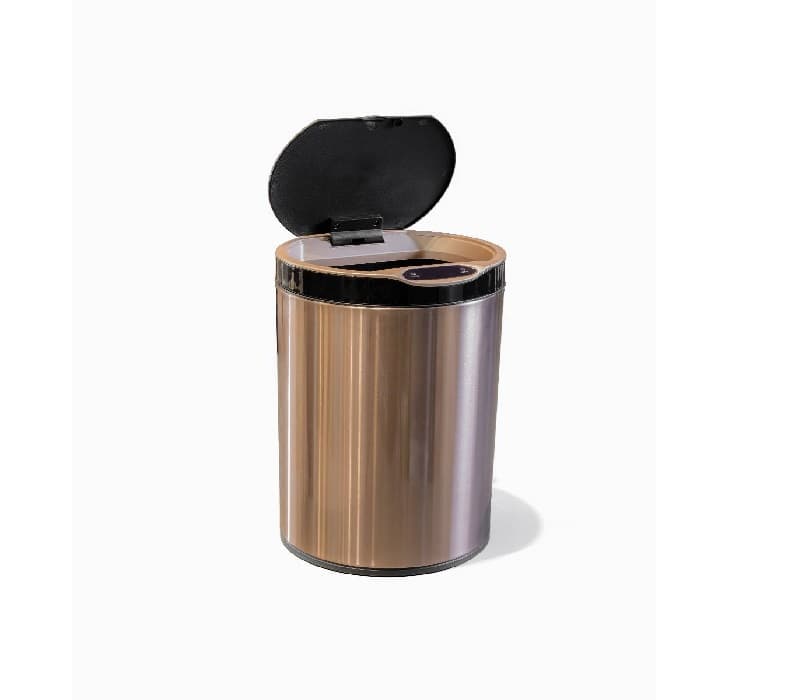 سطل زباله 12 لیتری هوشمند با حسگر درب با نمایشگر دیجیتال و با سطل داخلی HTN کد HTD685-12L — تصویر ۲