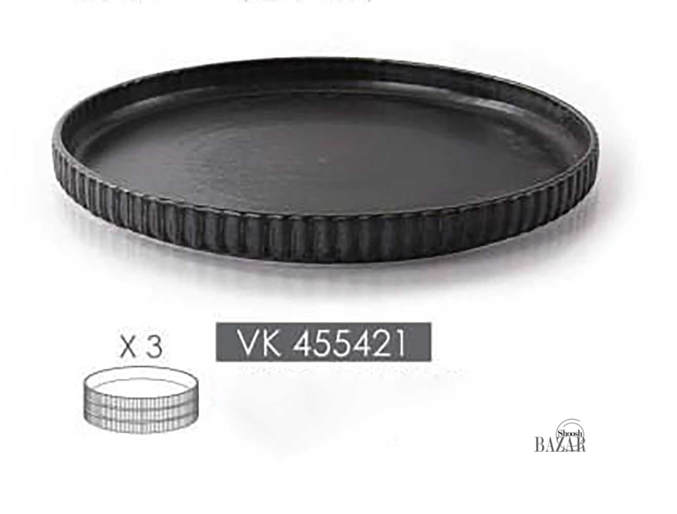 پلوخوری 25 شیاردار دودی اولن 3 عددی بی وی کی 455421 — تصویر ۳