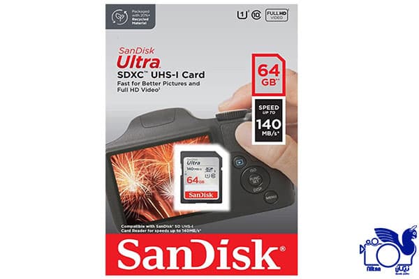 کارت حافظه سندیسک 64 گیگ سرعت Original SDXC SANDISK ULTRA 64GB 140MB/s — تصویر ۷
