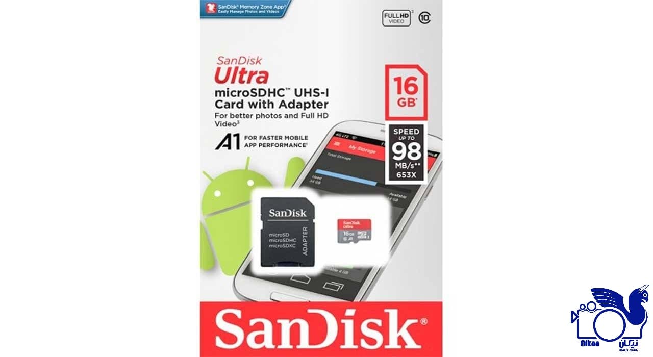 MicroSDHC SANDISK A1 16GB — تصویر ۴