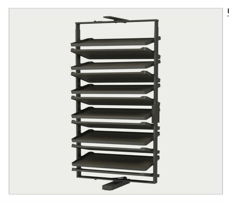 جا کفشی گردان 12 طبقه Leka Series یونی هوپر کد WS4522S