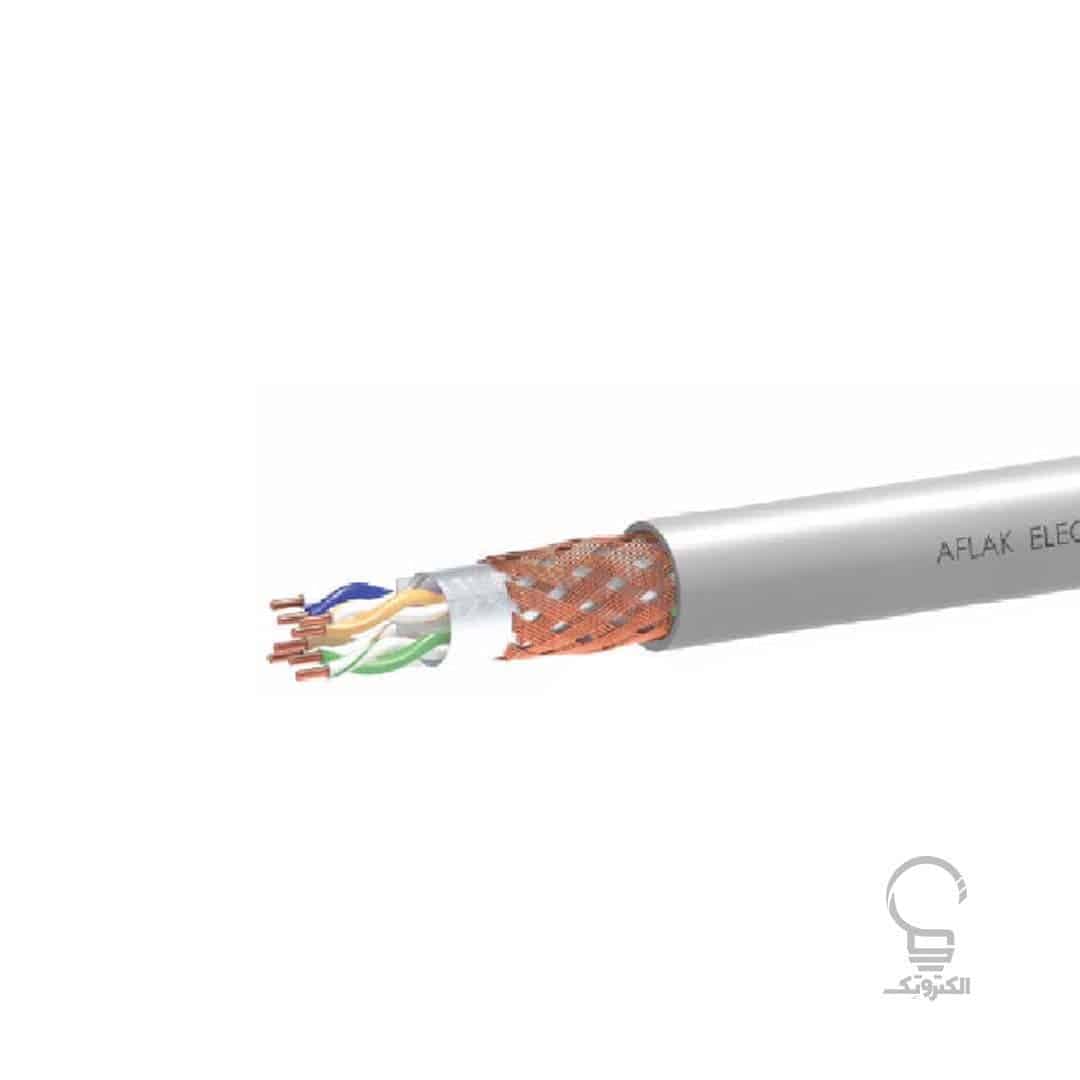 کابل شبکه cat 6 FTP روکش PVC افلاک — تصویر ۲