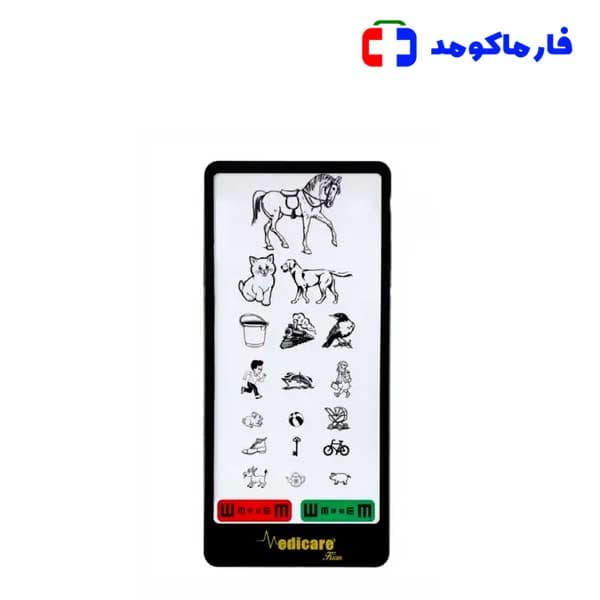چارت بینایی سنجی تک خانه انیمیشن مدیکر مدل ANI.1